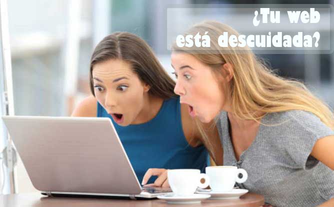 web administrables descuidadas y feas